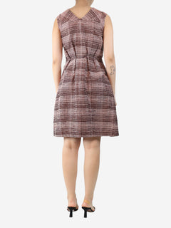 Pink sleeveless gathered midi dress - size UK 8 Dresses Marni 