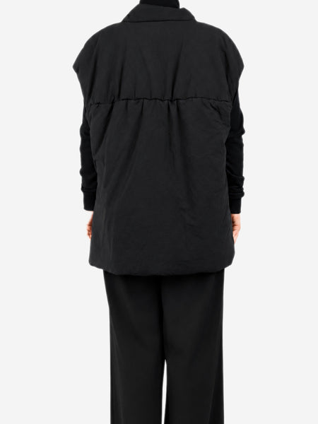 Navy padded gilet - size S alternate image