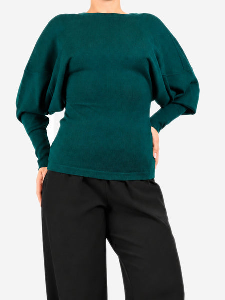 Dark green wool sweater - size L product image