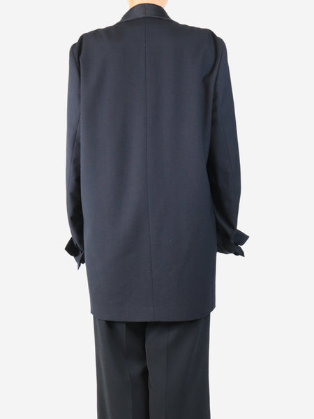 Black double-breasted tuxedo jacket - size M alternate image