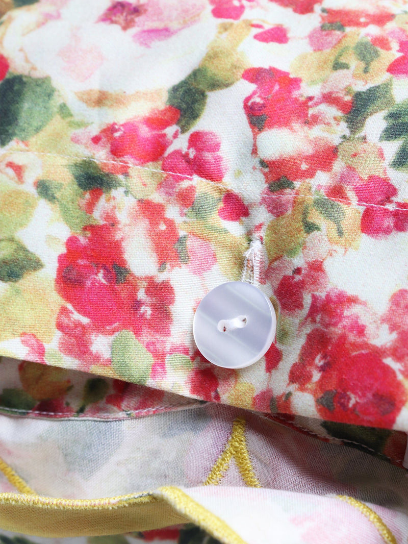 Pink floral cushion Homeware Loretta Caponi 