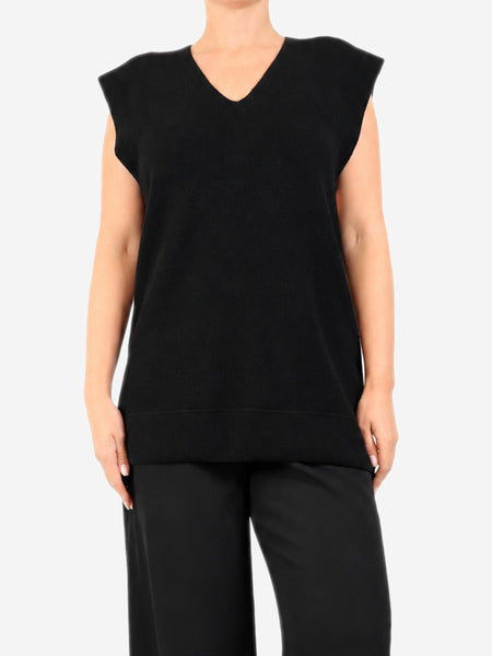 Black Lleyton knit vest - size L product image