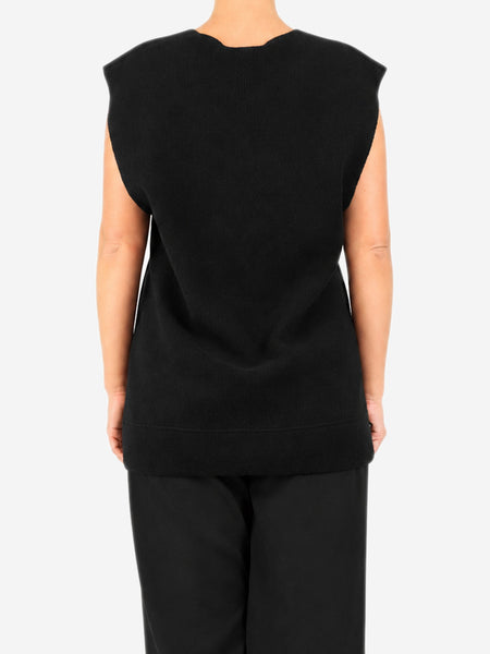 Black Lleyton knit vest - size L alternate image