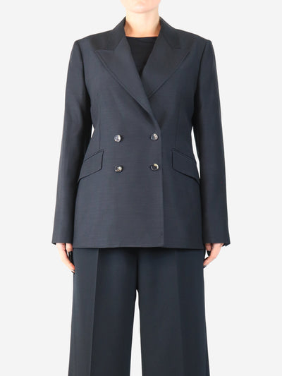 Black double-breasted wool jacket - size UK 14 Coats & Jackets Gabriela Hearst 