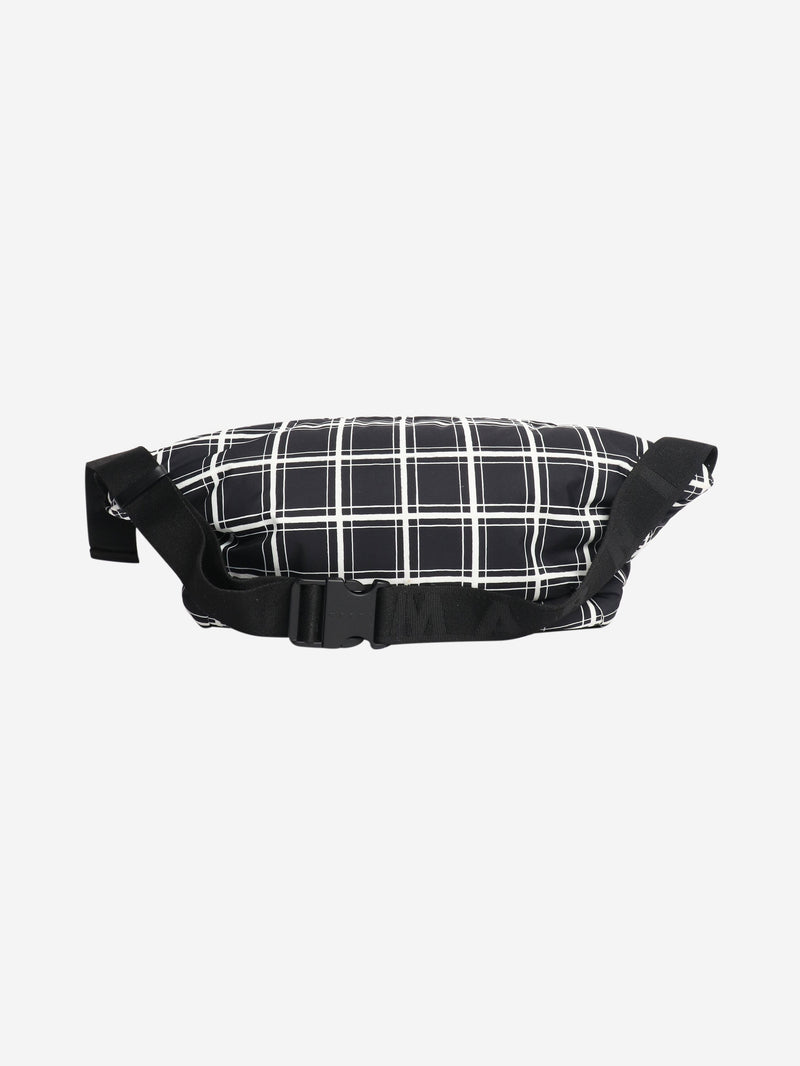 Black and white check nylon crossbody bag Cross-body bags Marni 