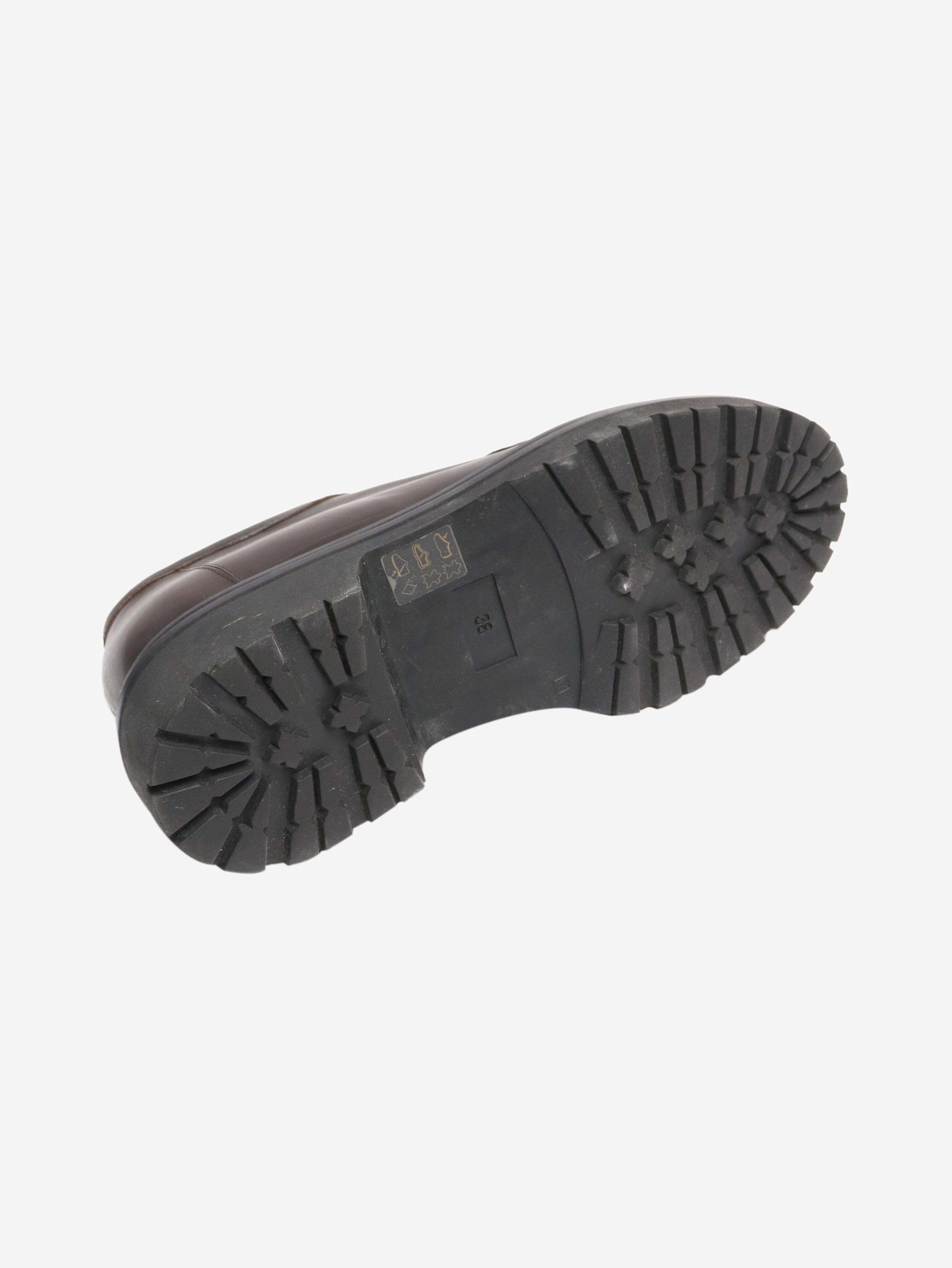 Brown Derby shoes - size EU 38 (UK 5) Flat Shoes Legres 