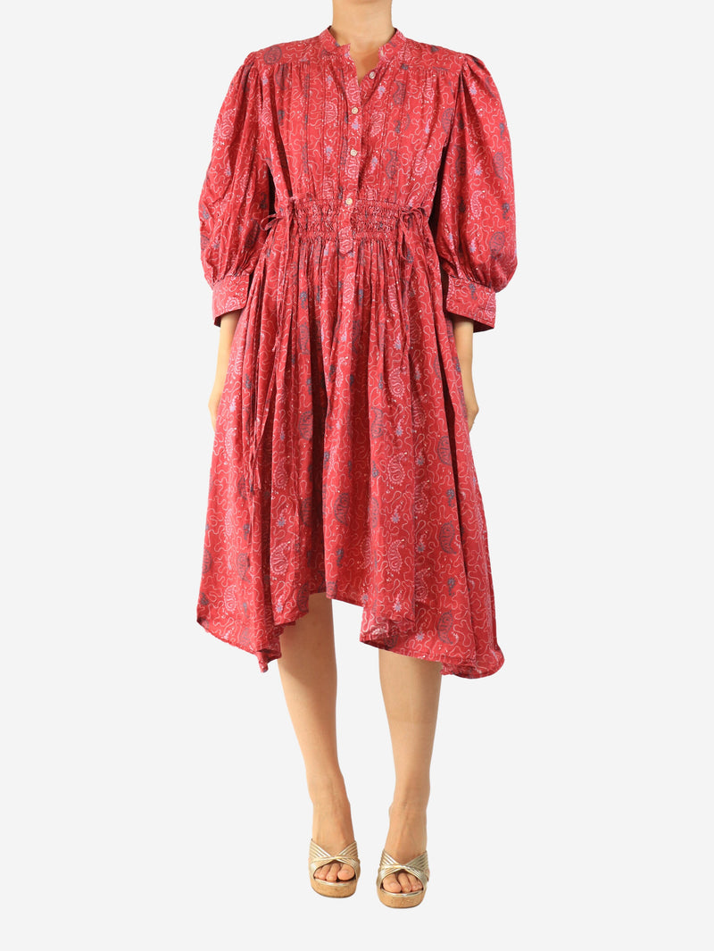 Red printed midi dress - size M Dresses Isabel Marant 