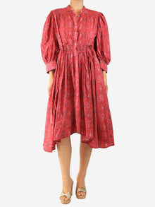 Red printed midi dress - size M Dresses Isabel Marant 