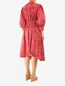 Red printed midi dress - size M Dresses Isabel Marant 
