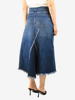 Blue mini denim skirt - size UK 10 Skirts Raey 