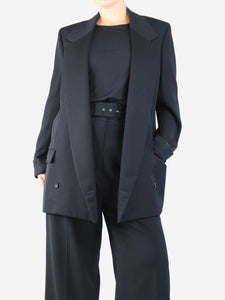Bottega Veneta Black double-breasted jacket - size UK 8