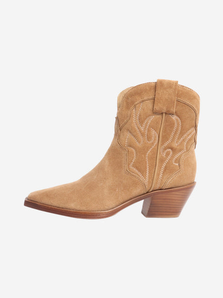 Toasted coconut Otto mini western boots - size EU 39 product image