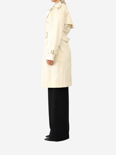 Cream belted trench coat - size UK 10 Coats & Jackets Burberry 