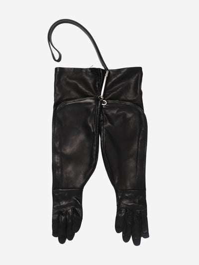 Black AW19 Babel runway gloves Gloves Rick Owens 