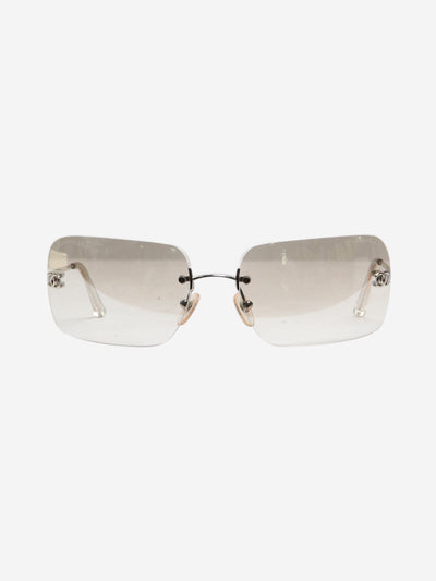 Silver frameless sunglasses Sunglasses Chanel 