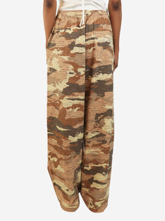 Brown desert camo wide-leg trousers - size XS Trousers Acne Studios 
