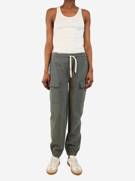 Grey cargo joggers - size S alternate image