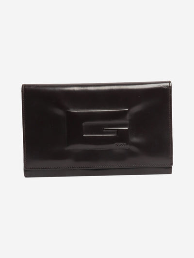 Brown brushed leather bi-fold wallet Wallets, Purses & Small Leather Goods Gucci 