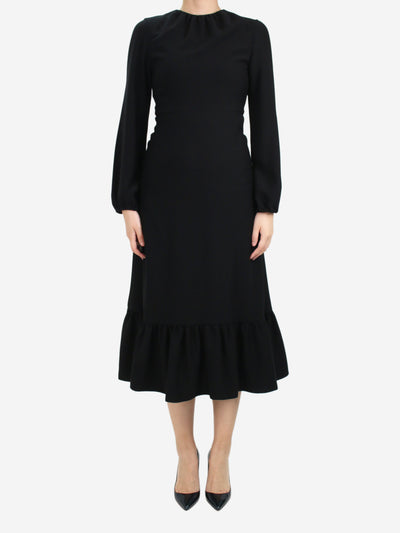 Black ruffled hem dress - size UK 6 Dresses JW Anderson