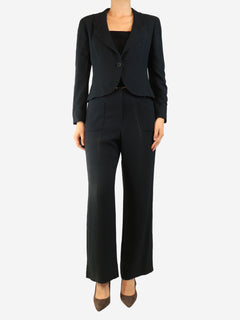 Navy jacket and trouser set - size UK 14 Sets Chanel 