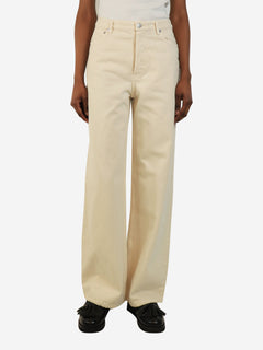 Cream corduroy trousers - size UK 8 Trousers A.P.C. 