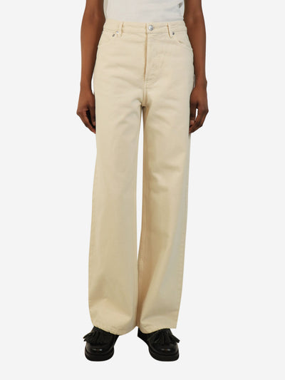 Cream corduroy trousers - size UK 8 Trousers A.P.C. 