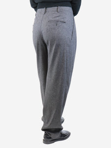 Isabel Marant Etoile Grey straight-leg trousers - size UK 10