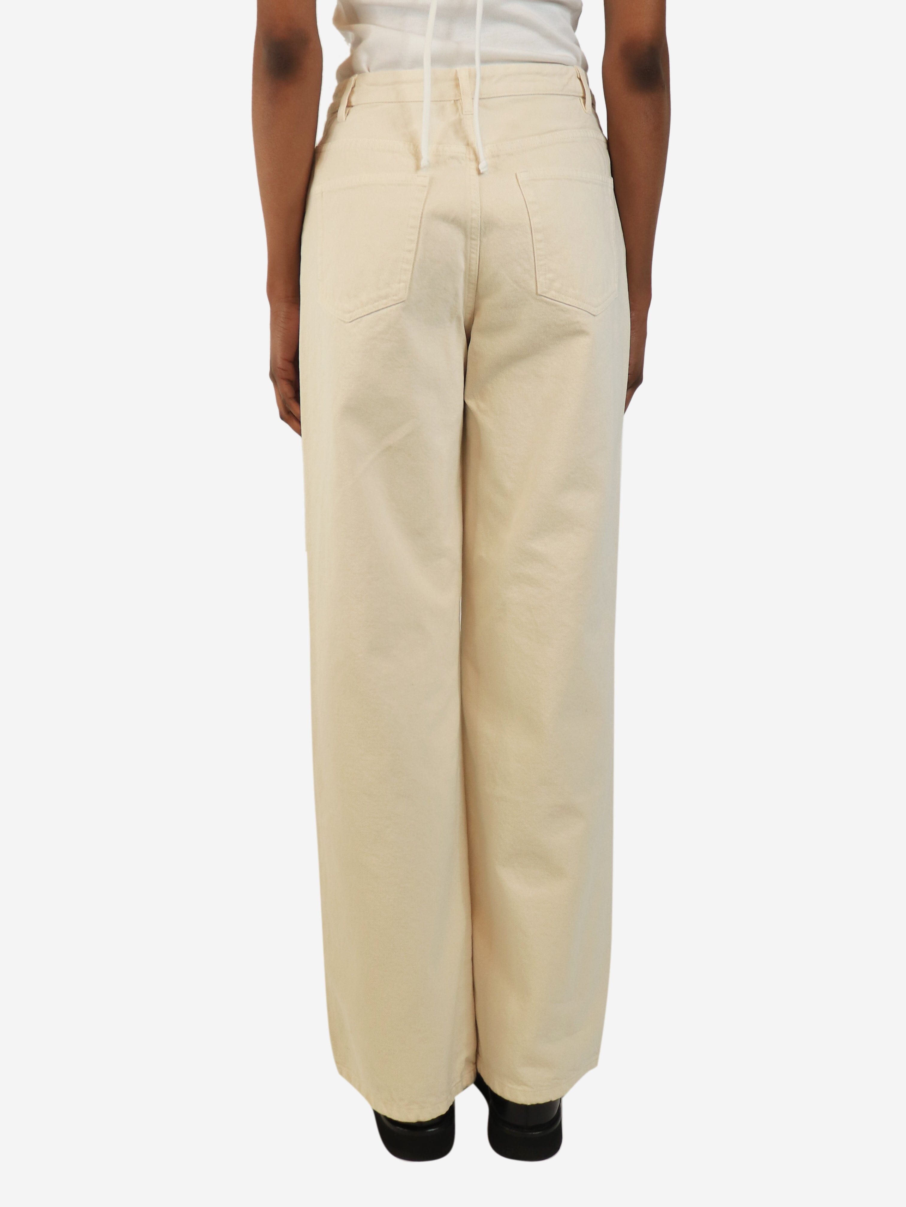 Cream corduroy trousers - size UK 8 Trousers A.P.C. 