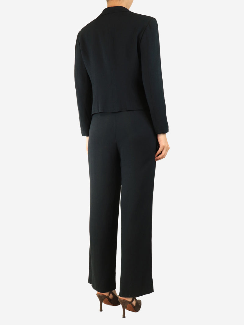 Navy jacket and trouser set - size UK 14 Sets Chanel 