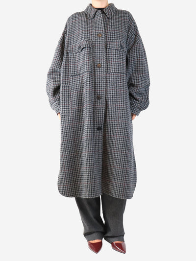 Grey houndstooth coat - size M Coats & Jackets Isabel Marant Etoile 