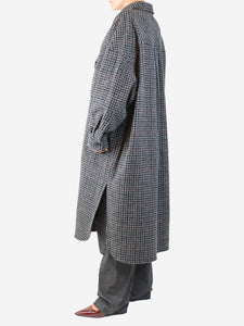 Isabel Marant Etoile Grey houndstooth coat - size M