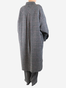 Isabel Marant Etoile Grey houndstooth coat - size M