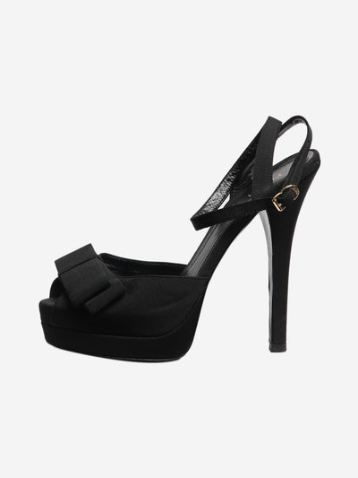 Black Spuntata grosgrain pumps - size EU 37.5 Heels Fendi 