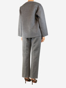 Grey wool trousers and top set - size UK 12 Sets Valentino 