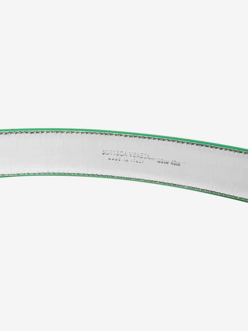 Green leather belt Belts Bottega Veneta 