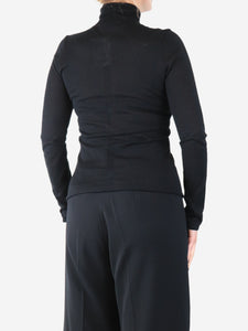 Gabriela Hearst Black Costa knit turtleneck sweater - size M