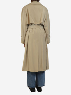 Neutral belted nylon trench - size UK 4 Coats & Jackets Acne Studios 