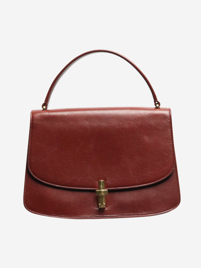 Maroon Sofia 10 top handle bag Top Handle Bags The Row 