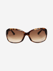 Christian Dior Brown tortoise shell sunglasses
