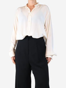 Joseph Cream Clarence silk blouse - size UK 12