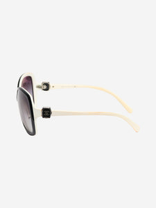 Chanel Black oversized sunglasses
