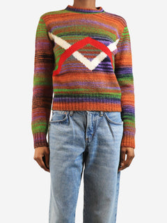Multicolour striped jumper - size S Knitwear Loewe 