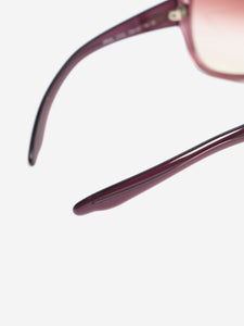 Prada Purple oversized butterfly sunglasses