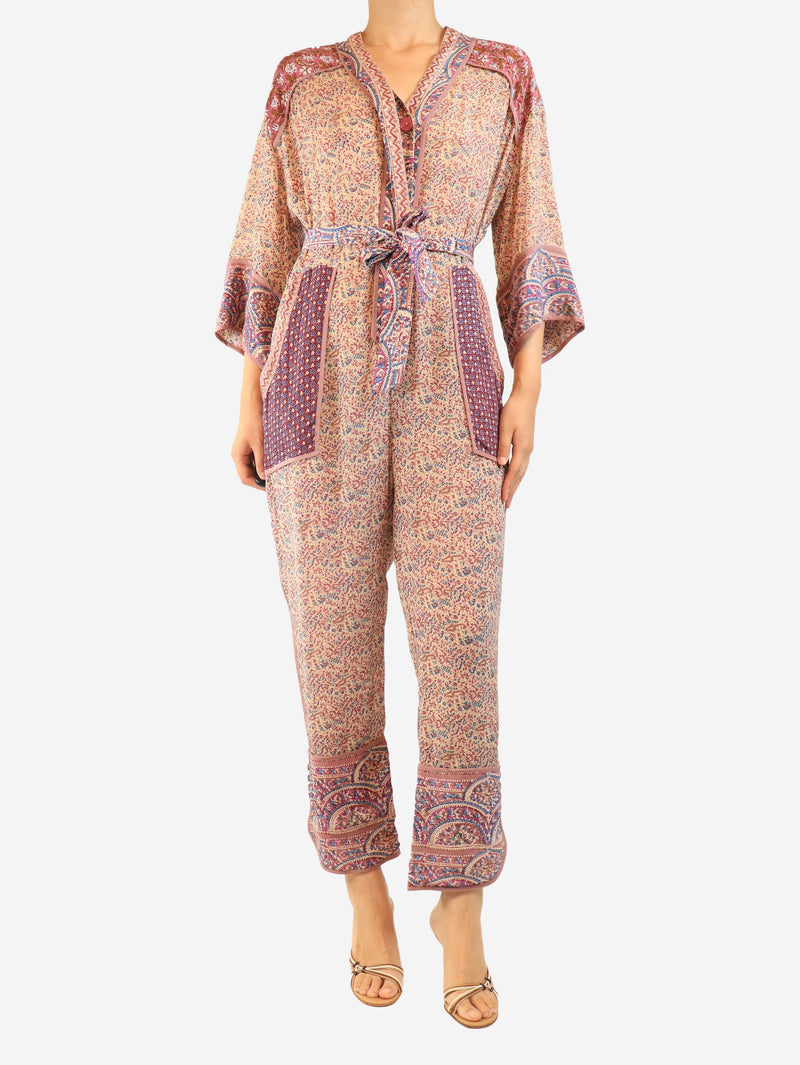 Purple Bella kimono jumpsuit - size UK 14 Jumpsuits Sea New York 