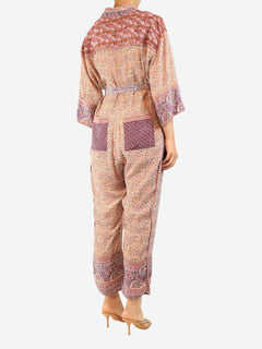 Purple Bella kimono jumpsuit - size UK 14 Jumpsuits Sea New York 