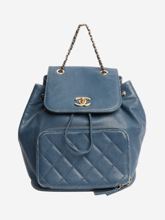 Blue caviar leather backpack Backpacks Chanel 