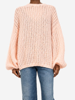 Pink puffed mohair jumper - size S Knitwear Toteme 