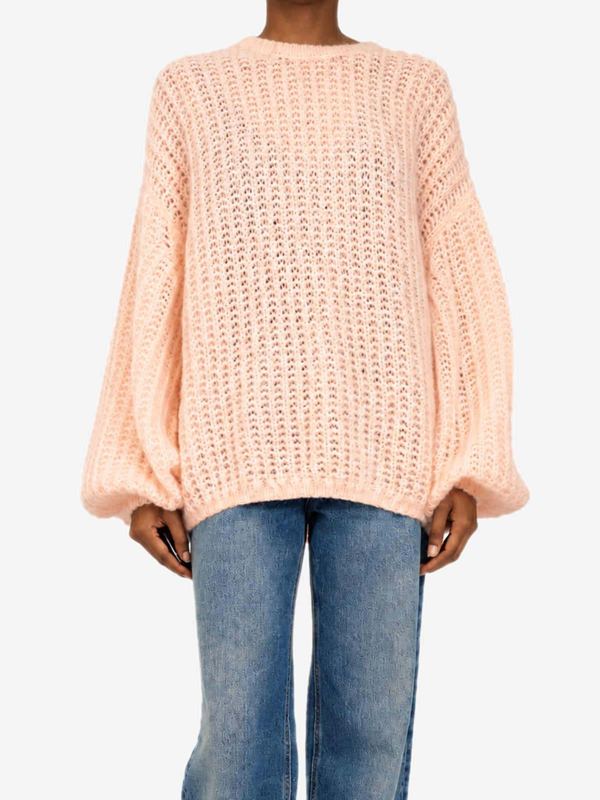 Pink puffed mohair jumper - size S Knitwear Toteme 