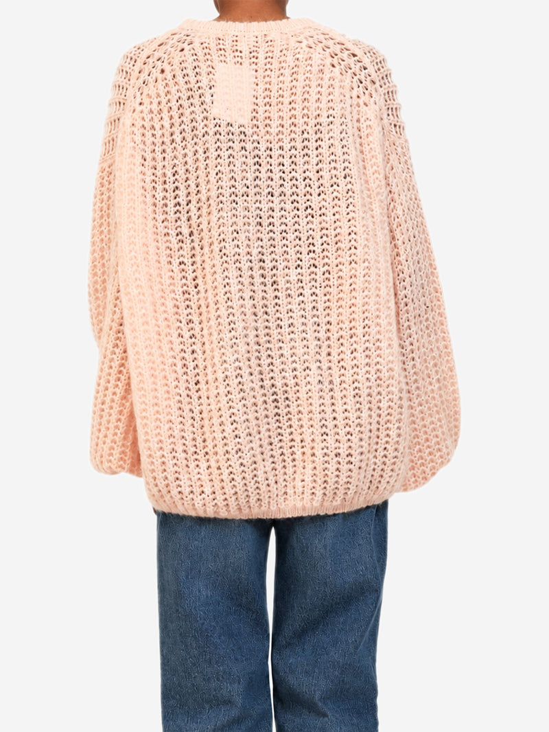 Pink puffed mohair jumper - size S Knitwear Toteme 