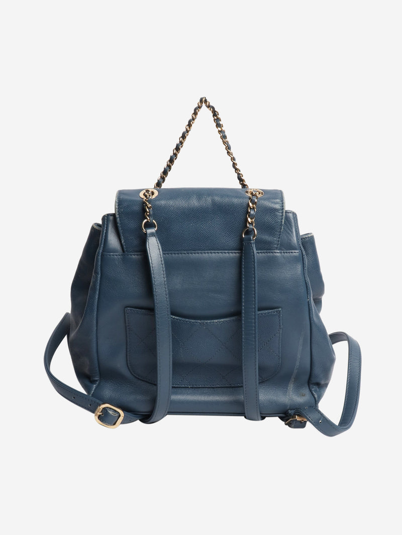 Blue caviar leather backpack Backpacks Chanel 